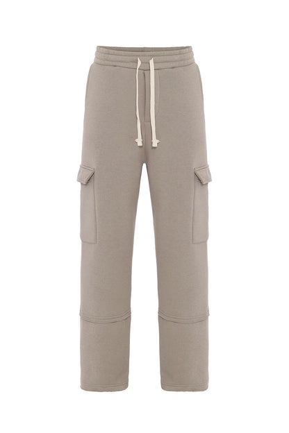 Basic Kargo Cepli Baggy Eşofman Altı