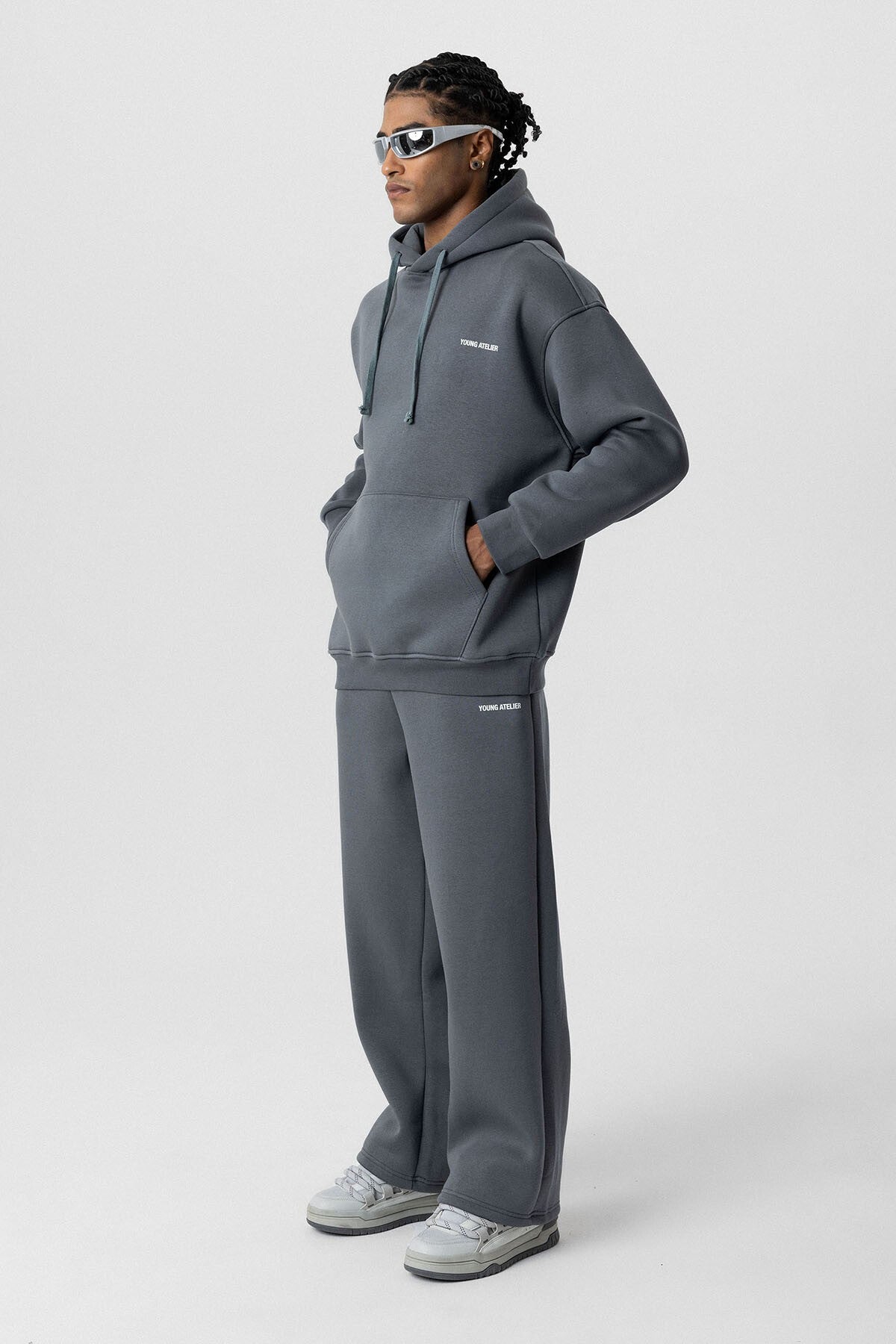 Young Atelıer Baskılı Oversize Eşofman Takım