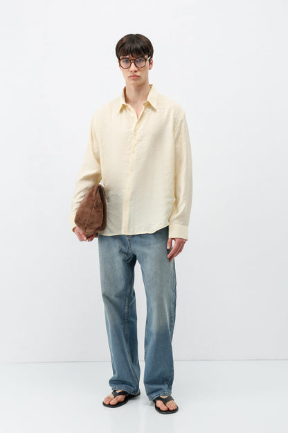 Modal Kumaş Oversize Gömlek