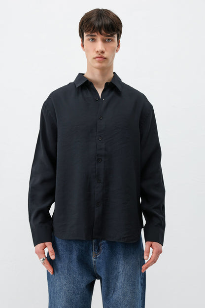 Modal Kumaş Oversize Gömlek