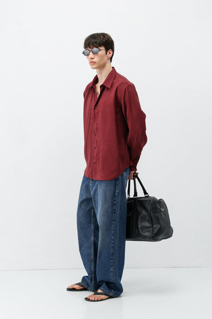 Modal Kumaş Oversize Gömlek
