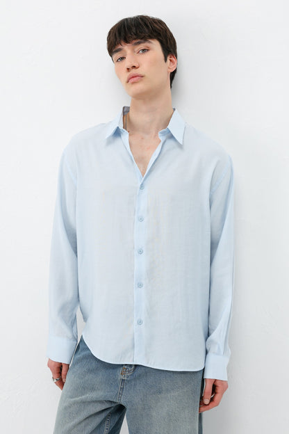 Modal Kumaş Oversize Gömlek