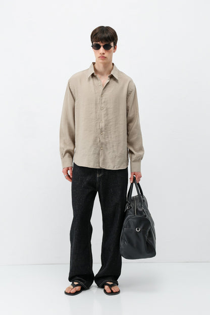 Modal Kumaş Oversize Gömlek