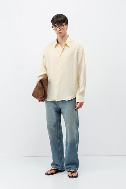 Modal Kumaş Oversize Gömlek