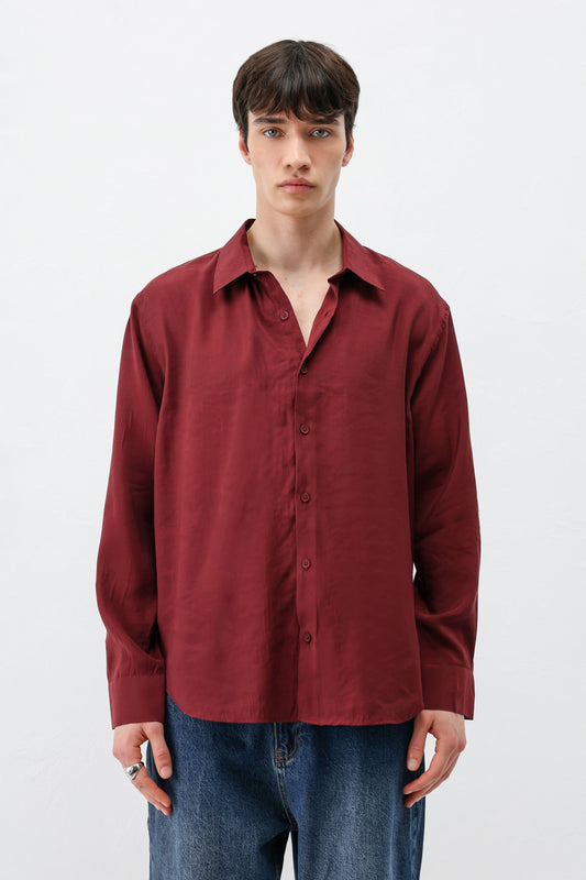 Modal Kumaş Oversize Gömlek