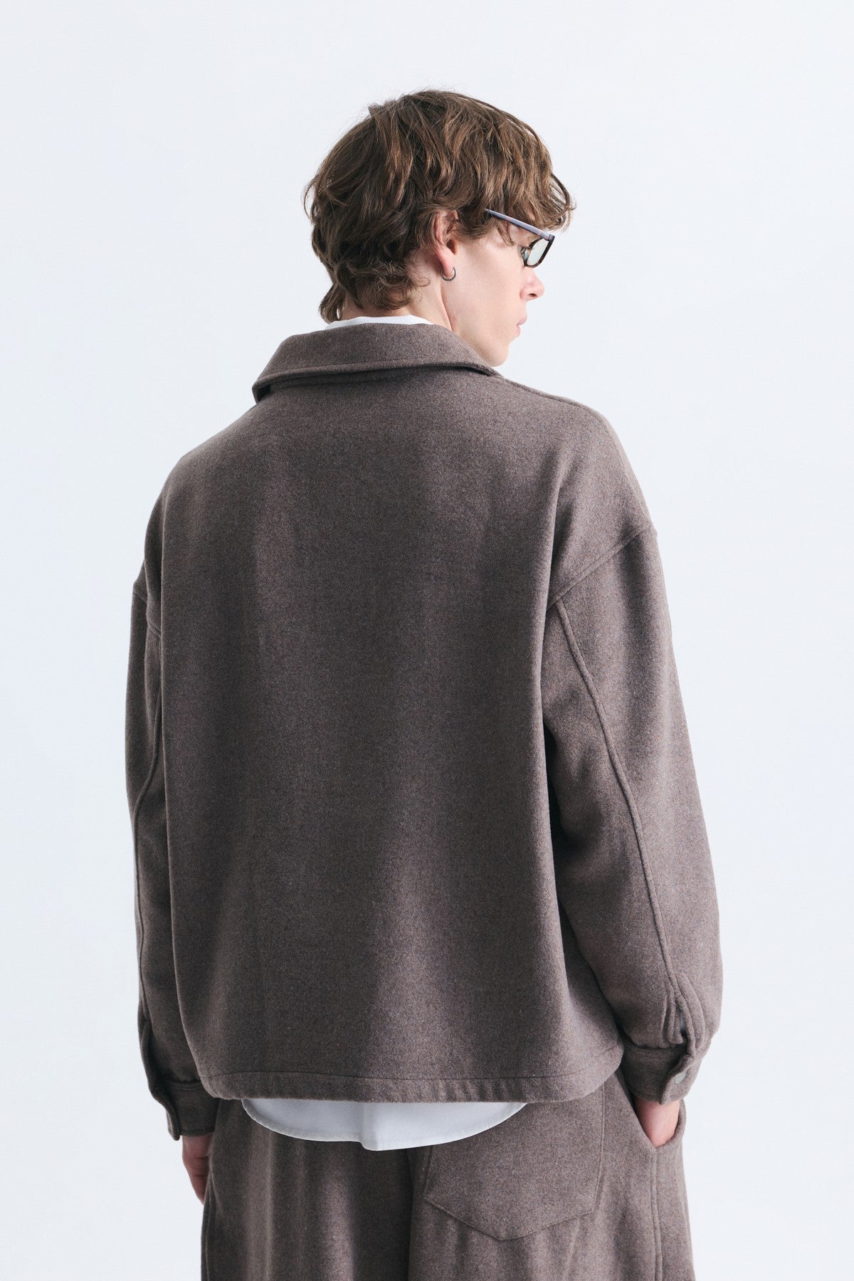 Boxy Fit Polo Yaka Sweatshirt