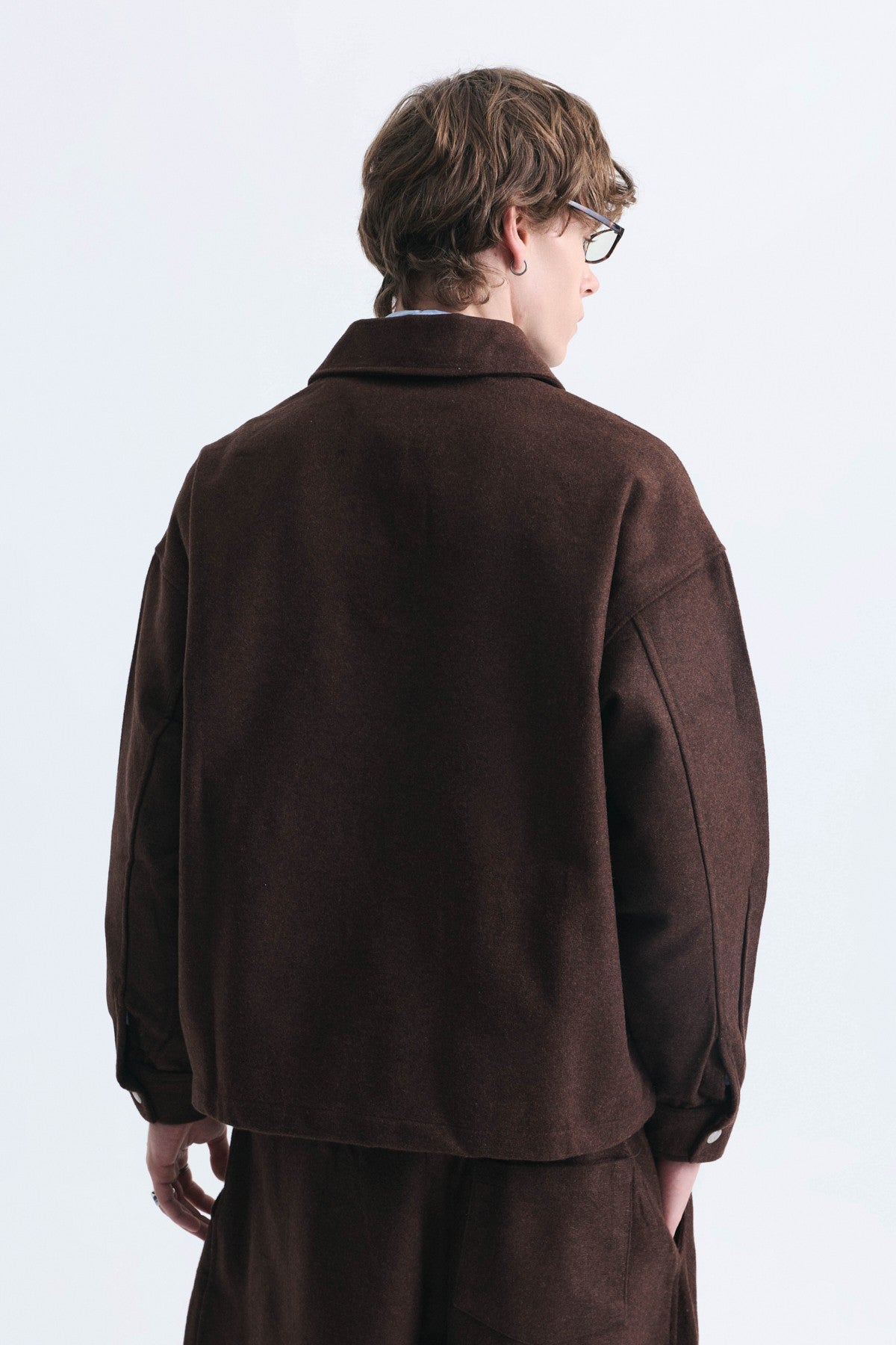 Boxy Fit Polo Yaka Sweatshirt