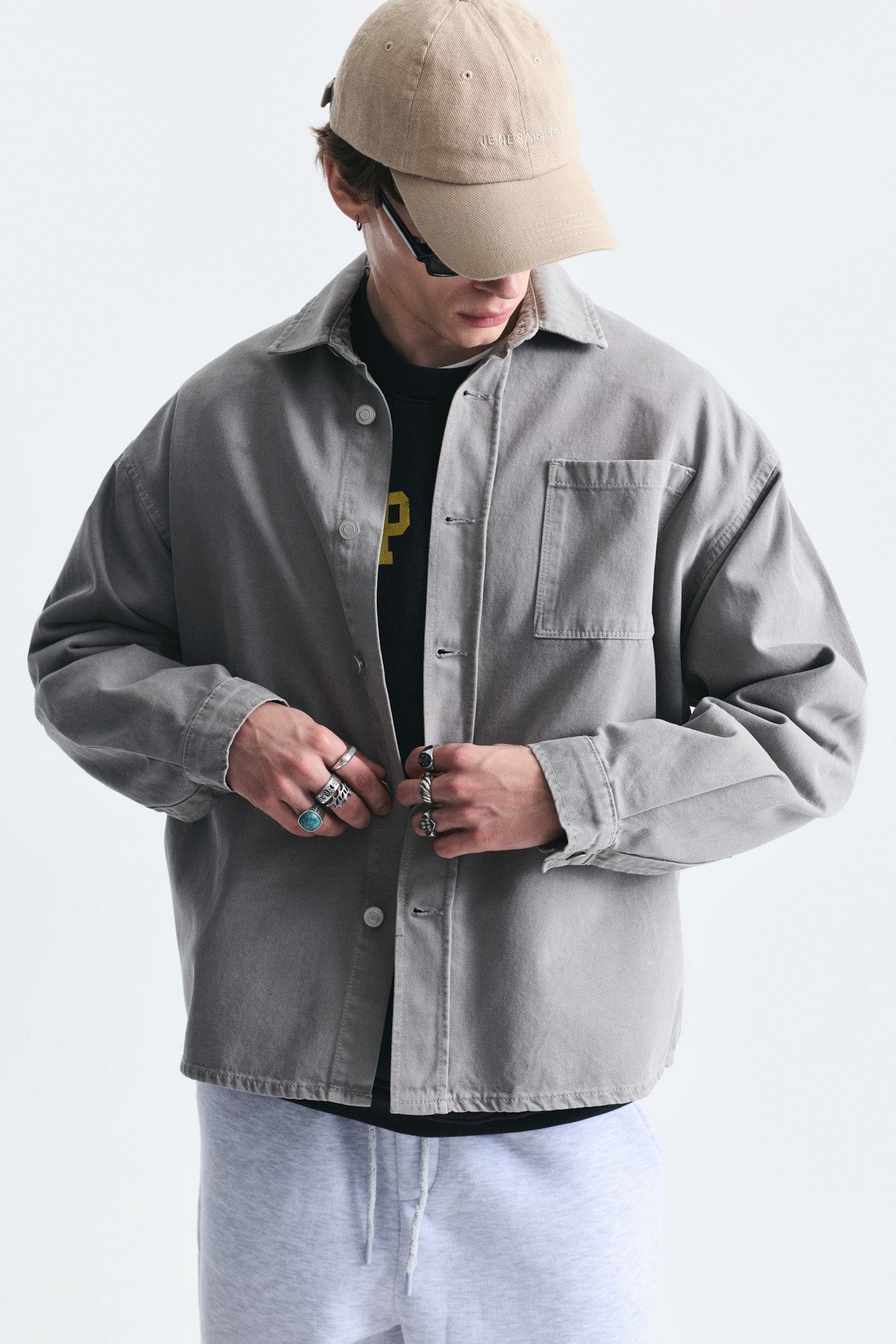 Oversize Denim Gömlek