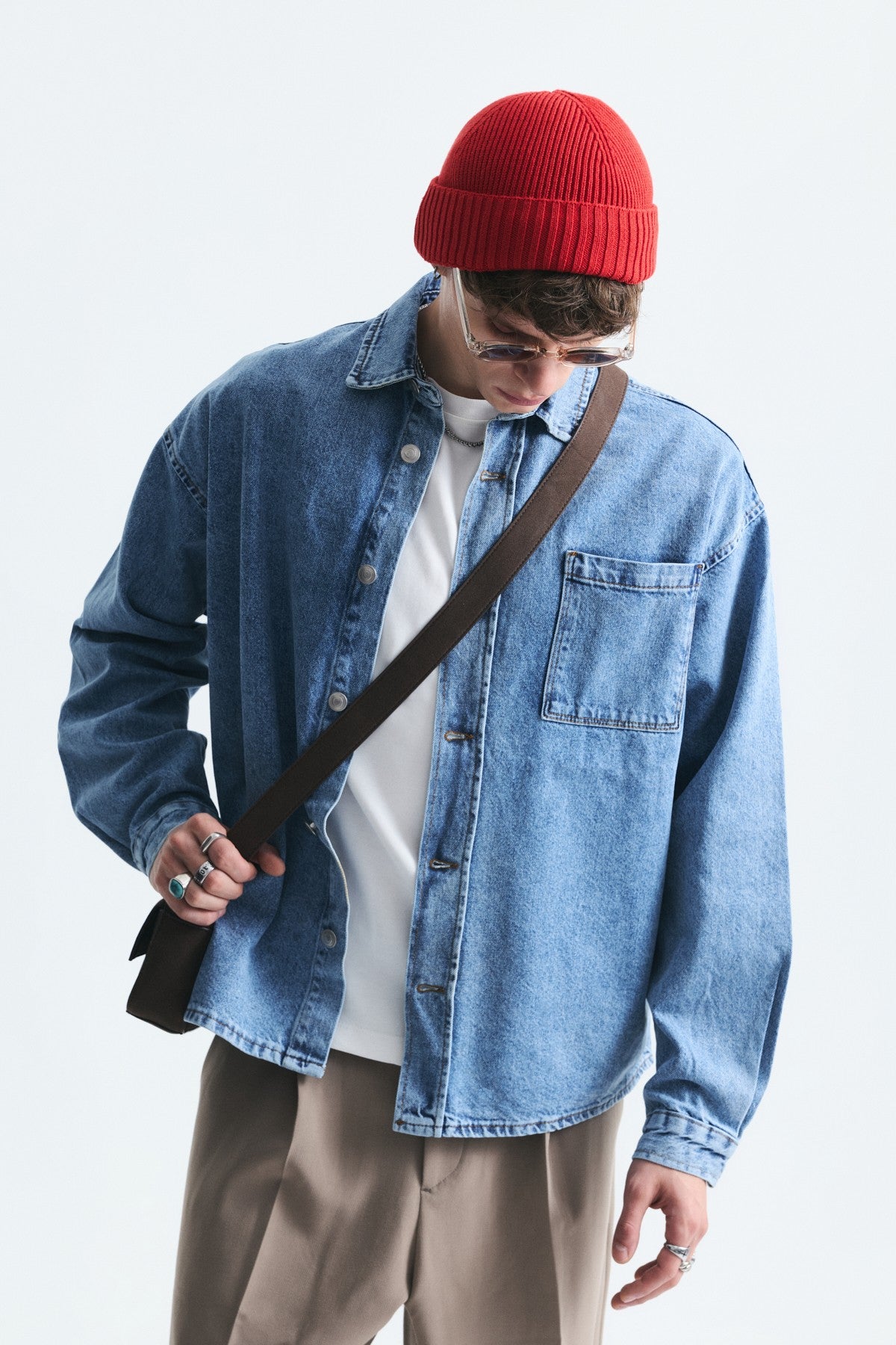 Oversize Denim Gömlek