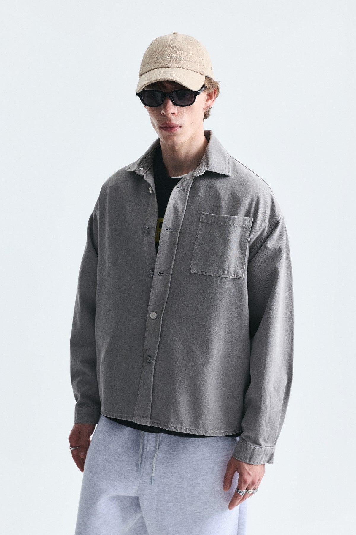Oversize Denim Gömlek