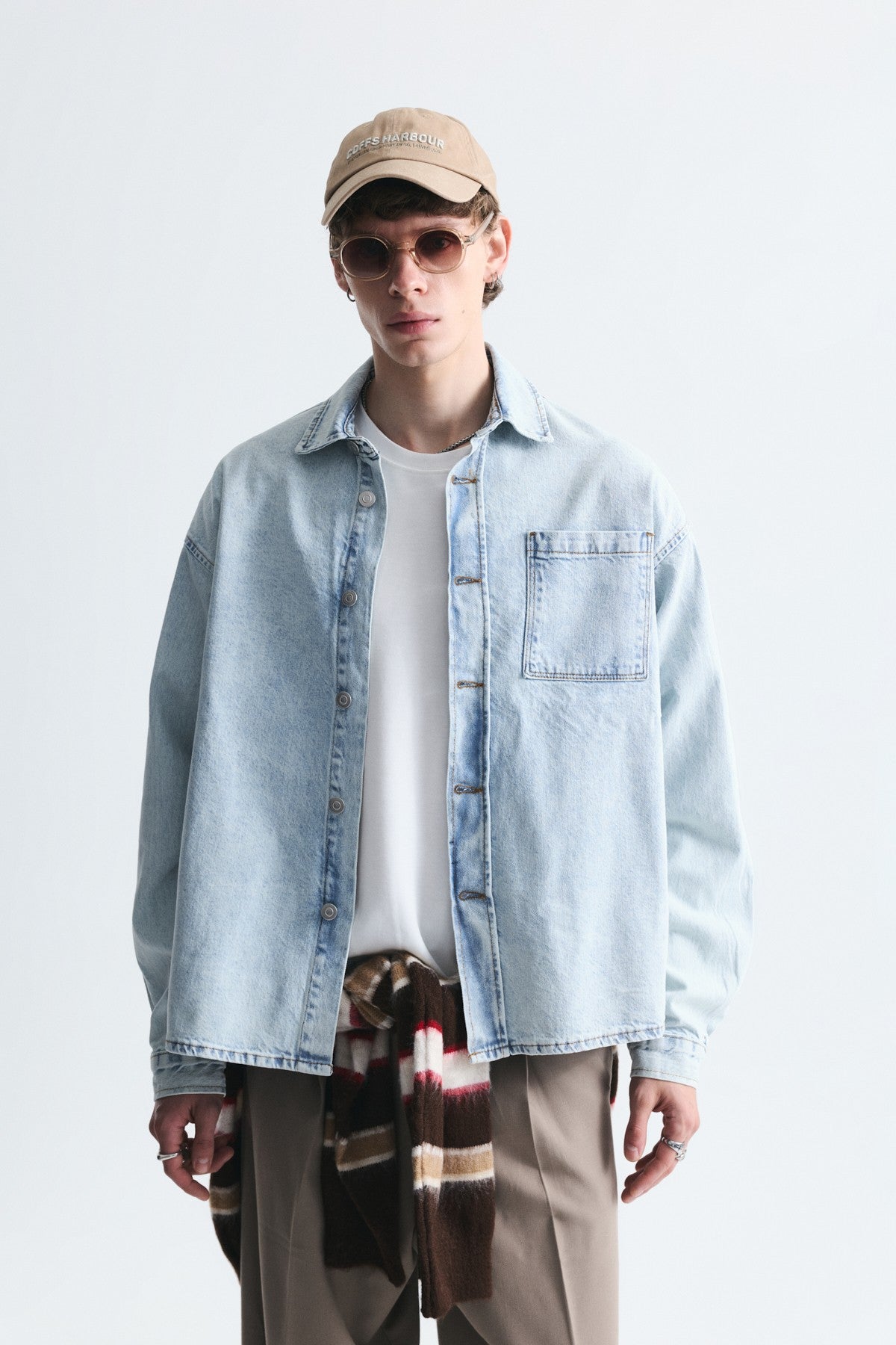 Oversize Denim Gömlek