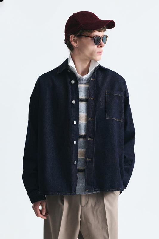 Oversize Denim Gömlek