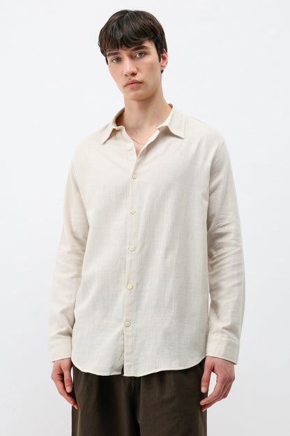 Basic Keten Oversize Gömlek