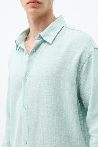 Basic Keten Oversize Gömlek