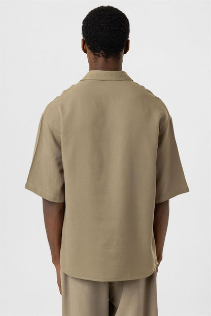 Oversize Lyocell Kumaş Gömlek