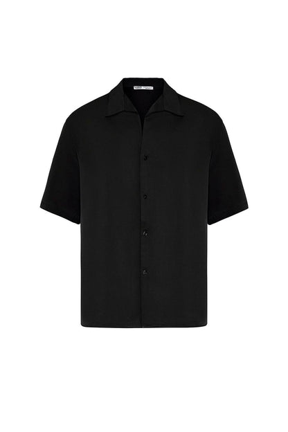 Oversize Lyocell Kumaş Gömlek