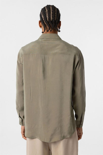 Oversize Modal Kumaş Gömlek