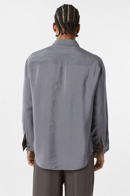 Oversize Modal Kumaş Gömlek