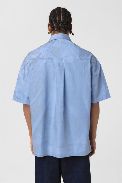 Oversize Yıkamalı Poplin Gömlek