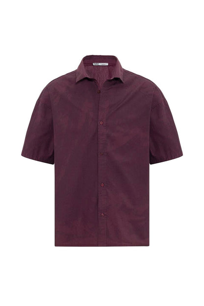 Oversize Yıkamalı Poplin Gömlek