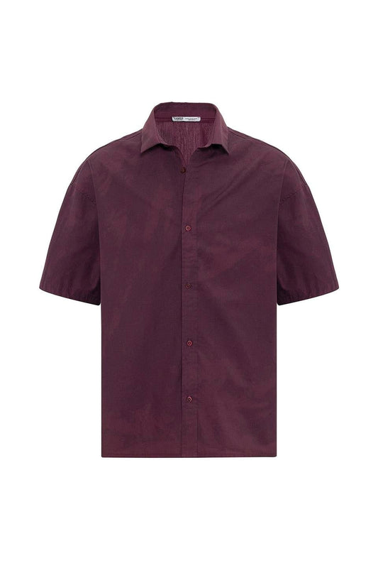 Oversize Yıkamalı Poplin Gömlek