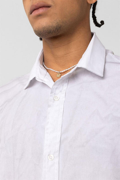 Oversize Yıkamalı Poplin Gömlek