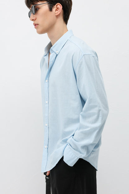 Basic Oversize Pamuk Keten Gömlek