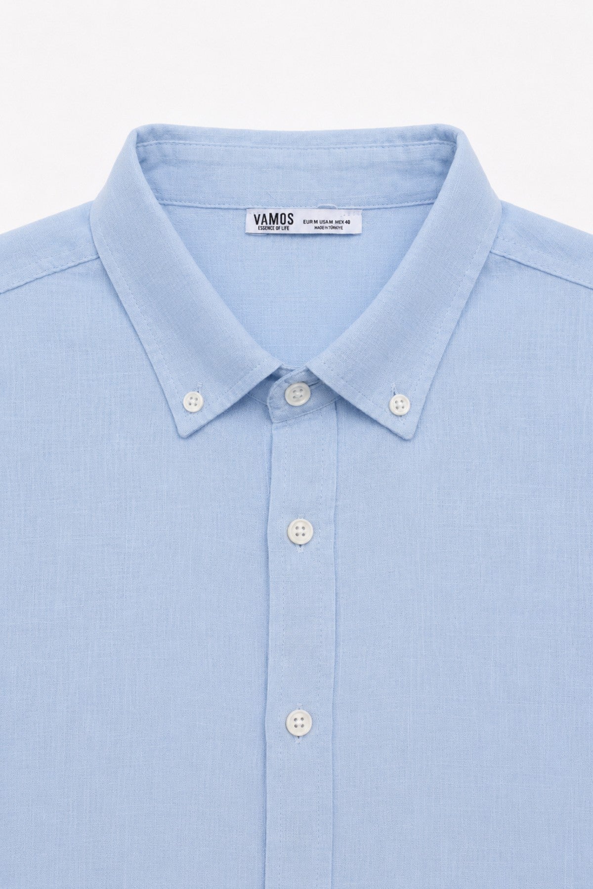 Basic Oversize Pamuk Keten Gömlek