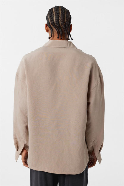 Basic OVersize Uzun Kol Gömlek