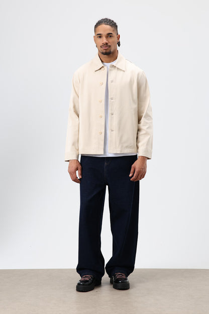 Boxy Fit Gabardin Ceket