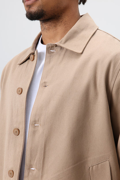 Boxy Fit Gabardin Ceket
