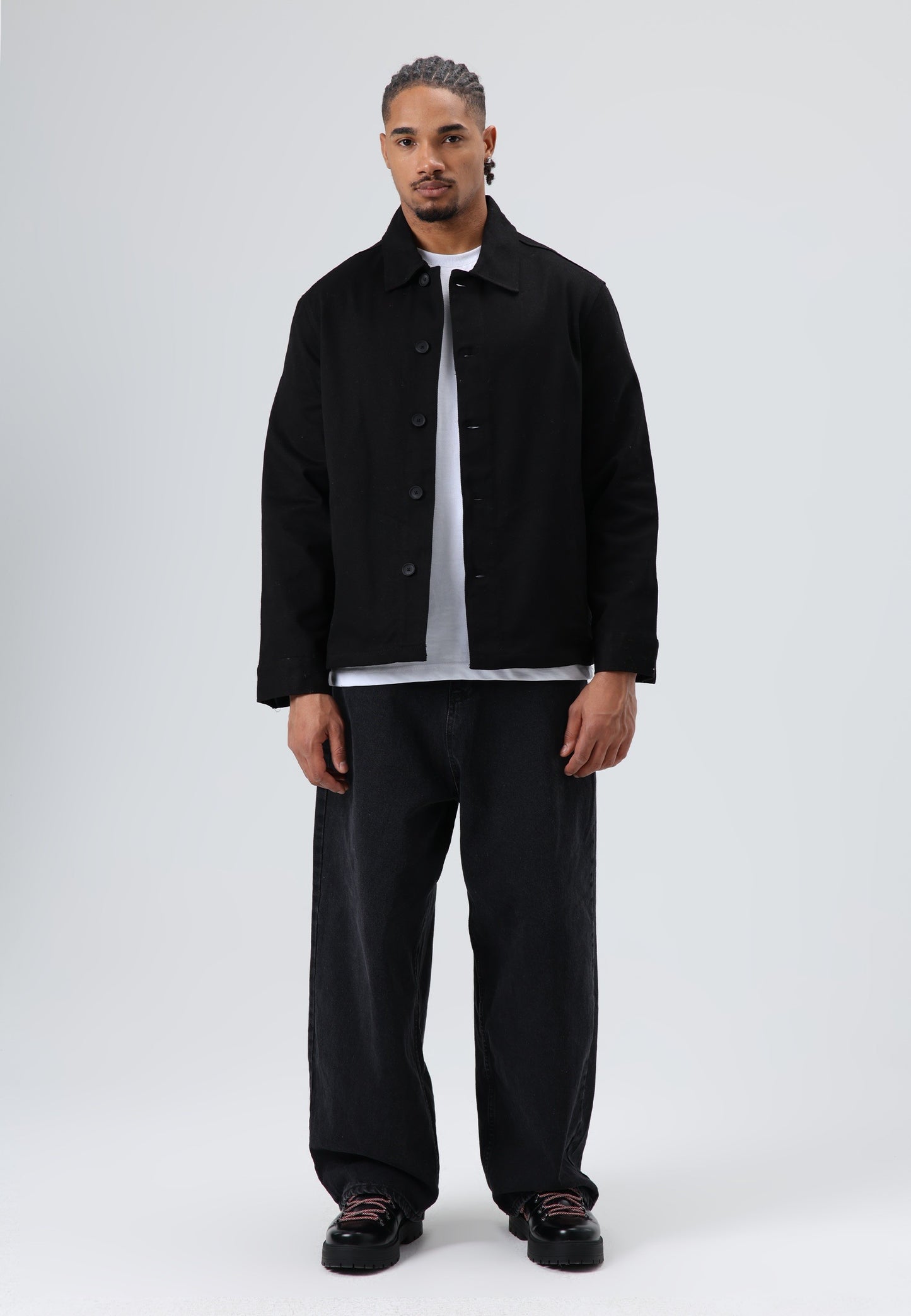 Boxy Fit Gabardin Ceket