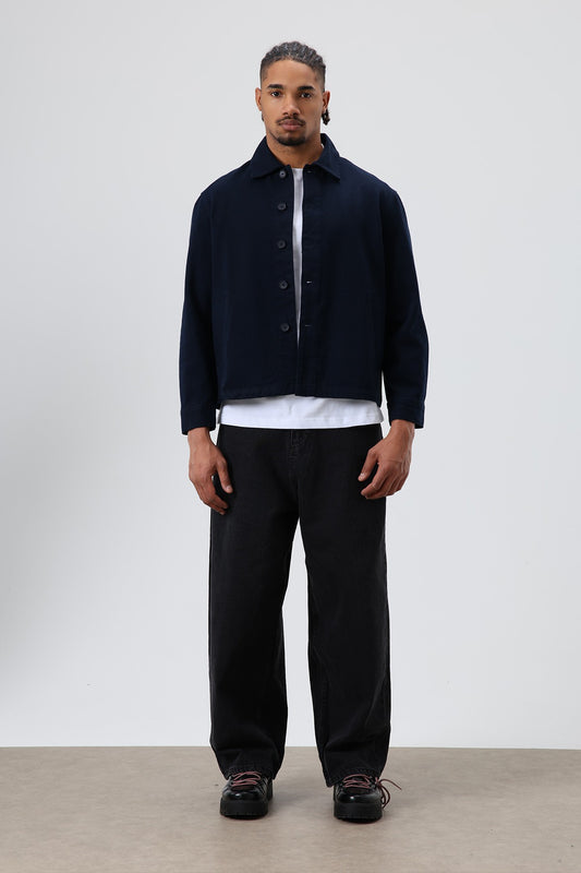 Boxy Fit Gabardin Ceket