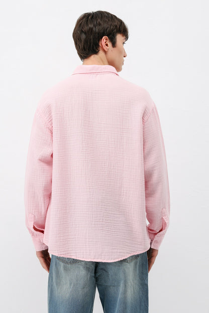 Müslin Kumaş Oversize Gömlek