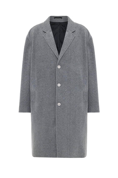 Oversize Uzun Kaşe Kaban