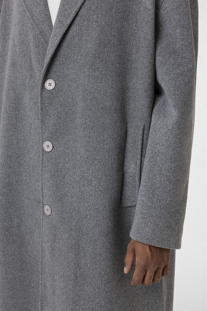 Oversize Uzun Kaşe Kaban