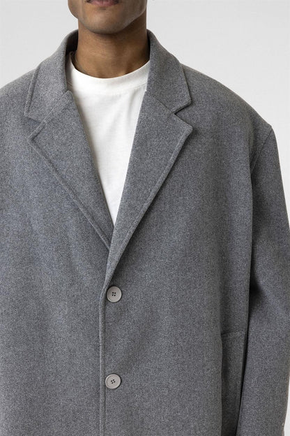 Oversize Uzun Kaşe Kaban