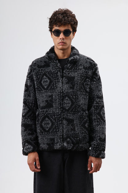 Oversize Peluş Mont