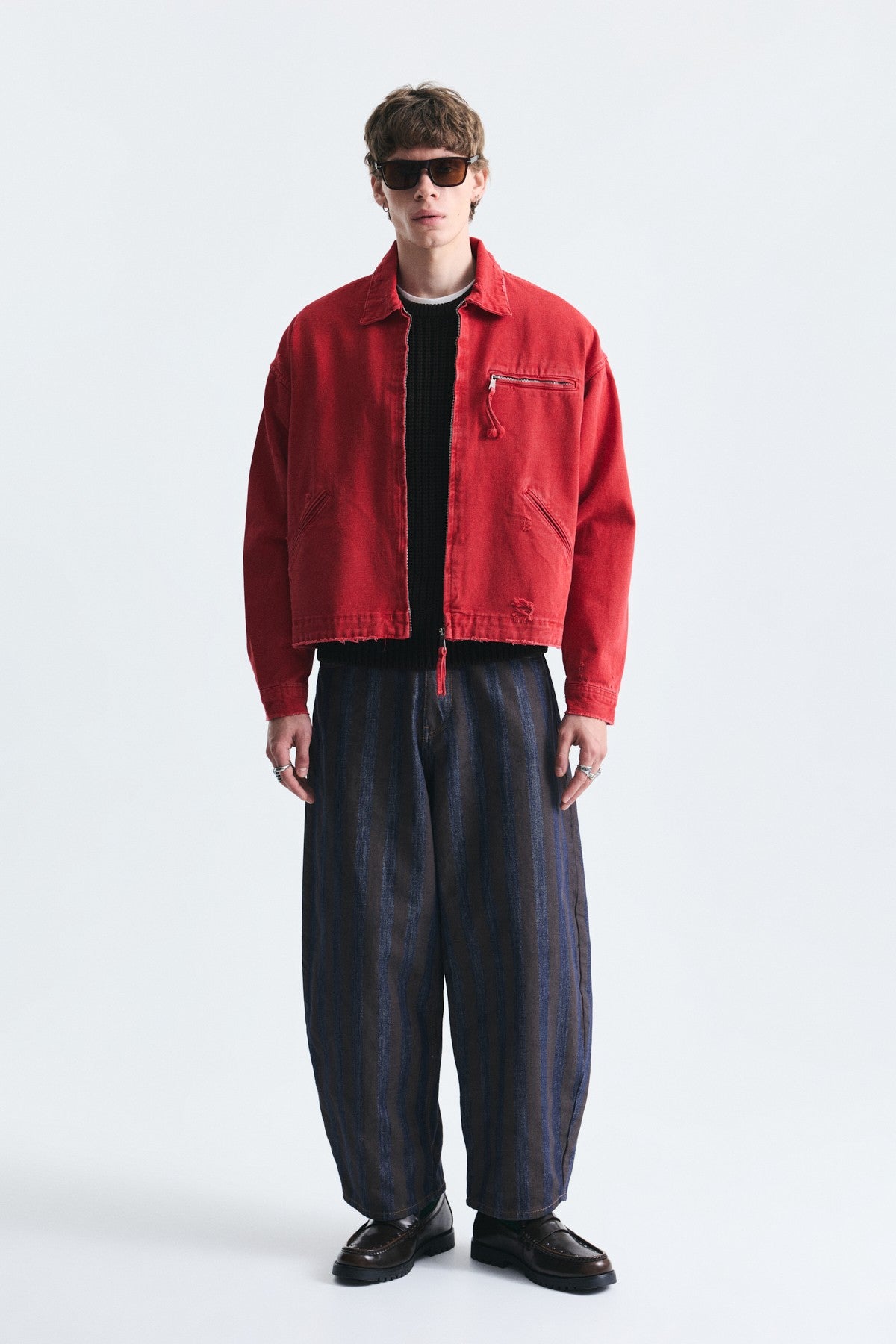 Oversize Fermuar Kapama Kot Mont