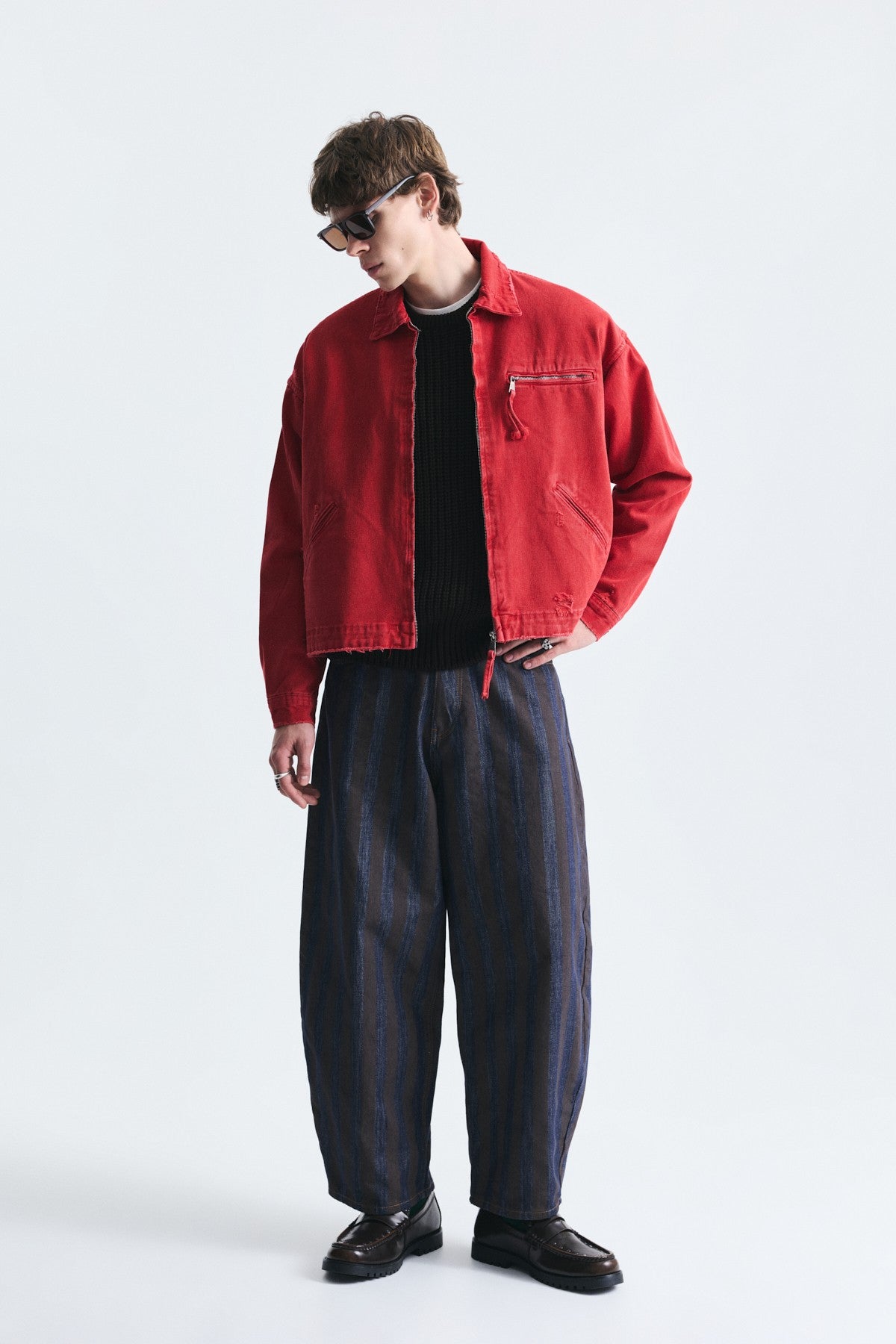Oversize Fermuar Kapama Kot Mont