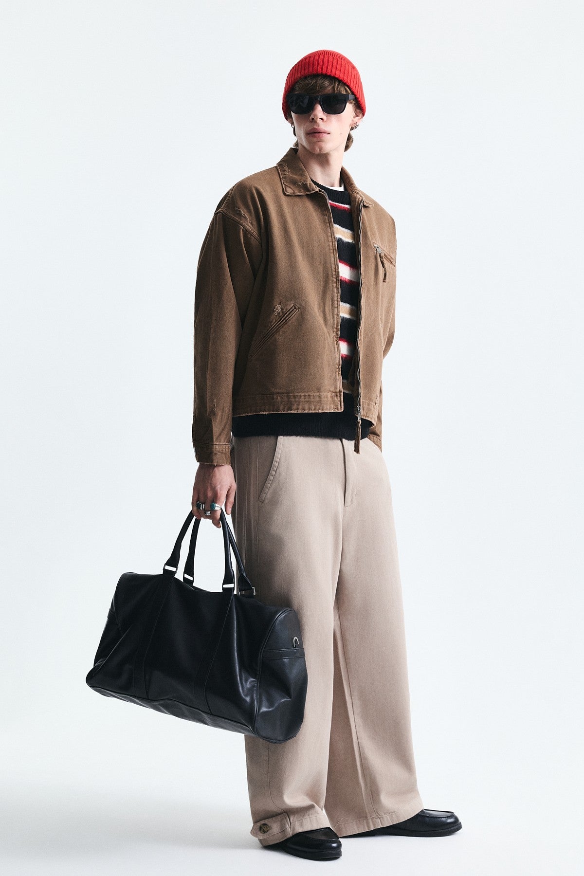 Oversize Fermuar Kapama Kot Mont