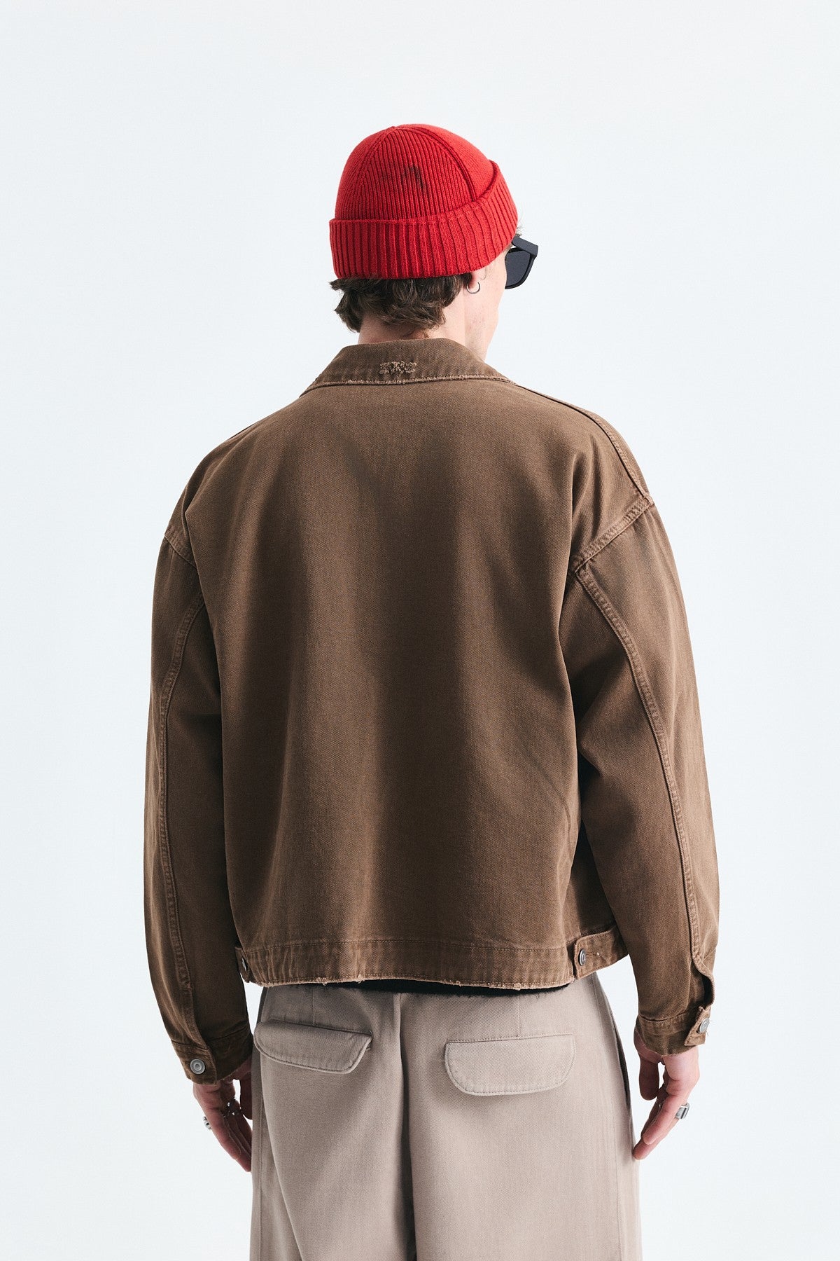 Oversize Fermuar Kapama Kot Mont