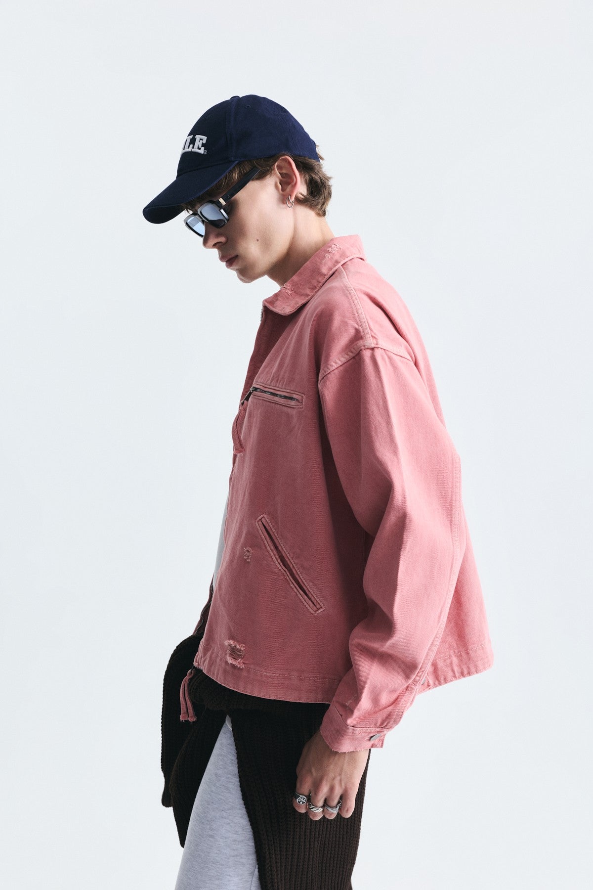 Oversize Fermuar Kapama Kot Mont