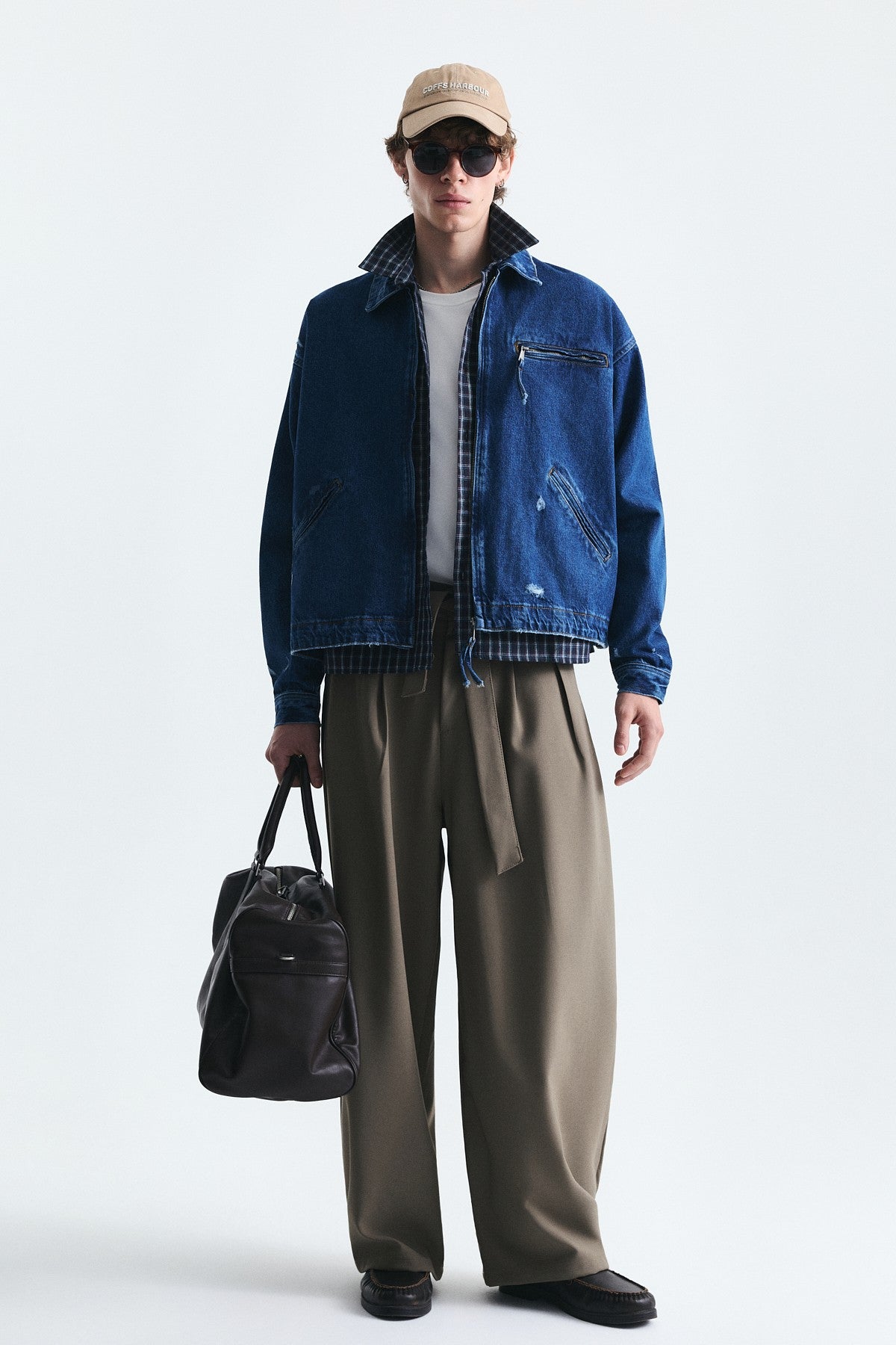 Oversize Fermuar Kapama Kot Mont