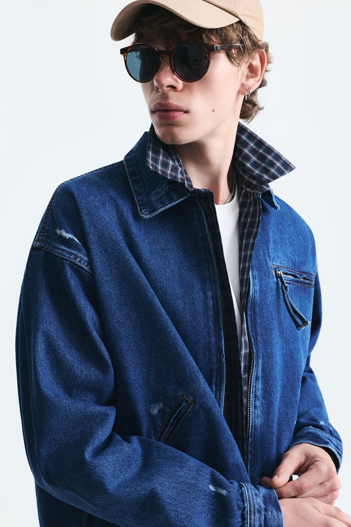 Oversize Fermuar Kapama Kot Mont