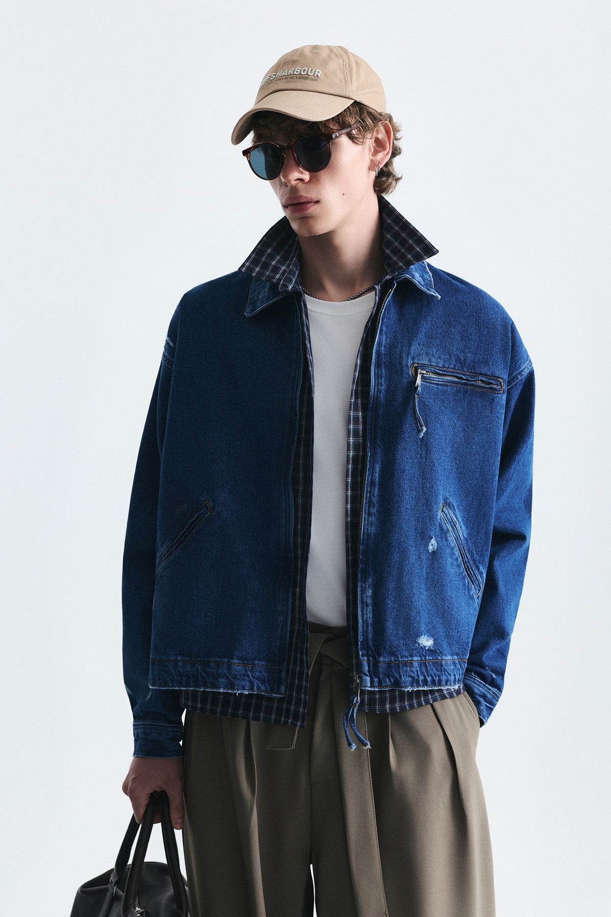 Oversize Fermuar Kapama Kot Mont