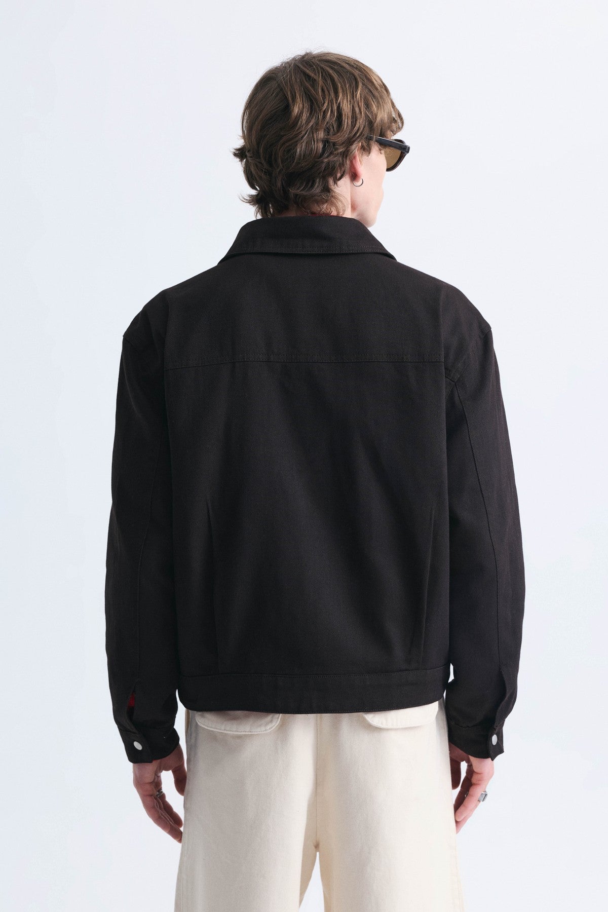 Crop Fit Metal Klips Kapama Mont