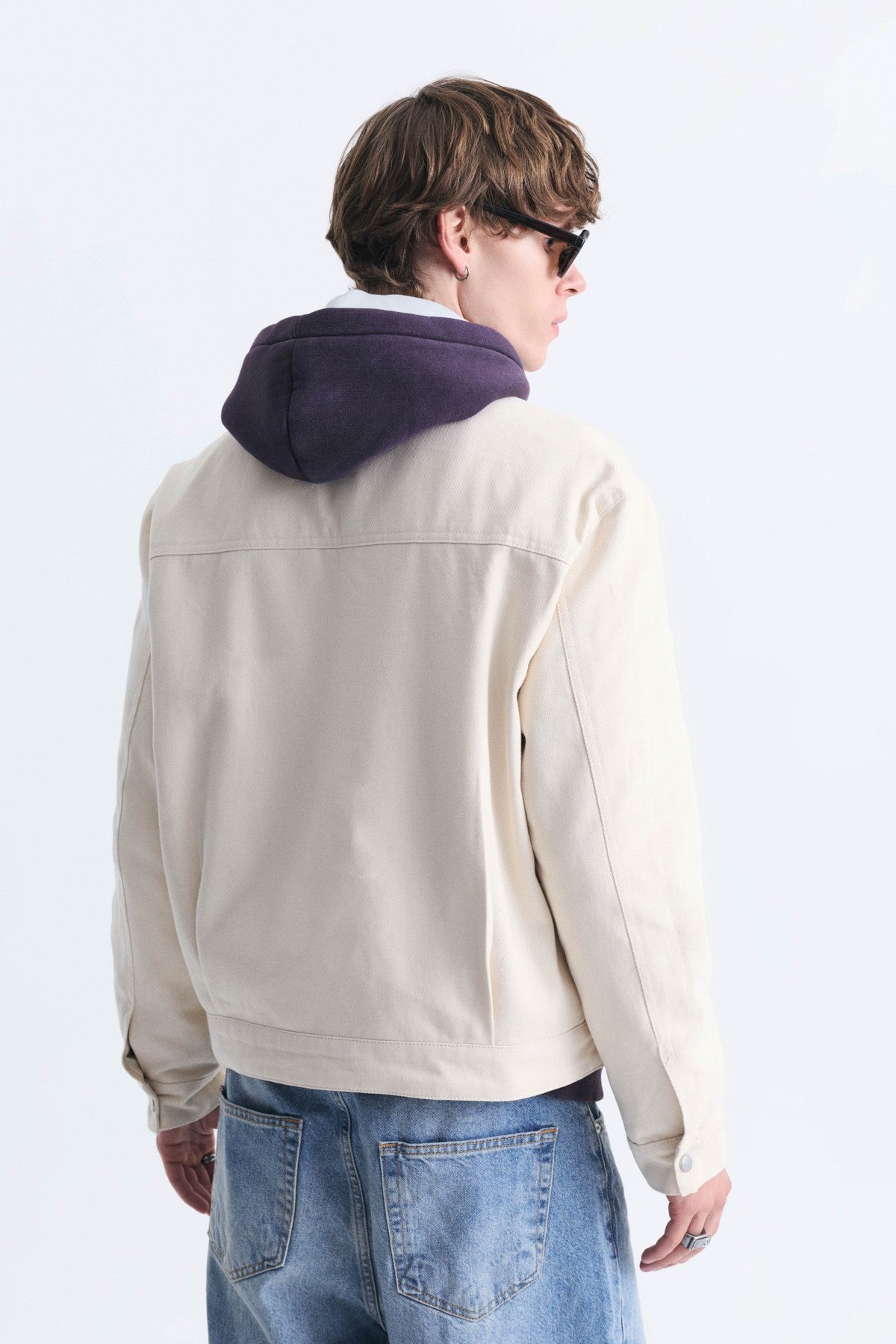 Crop Fit Metal Klips Kapama Mont