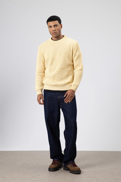 Bisiklet Yaka Oversize Triko Kazak