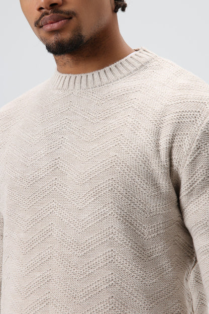 Bisiklet Yaka Oversize Triko Kazak